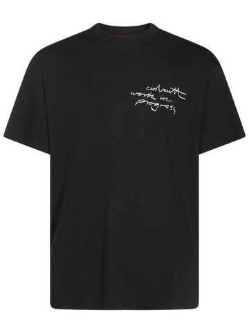 Pencil Short Sleeve T-Shirt Black - CARHARTT WIP - BALAAN 1