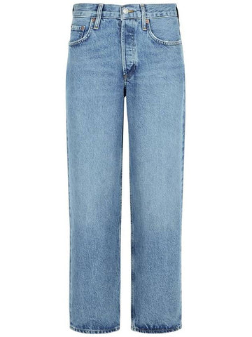 Agolde 'V' Light Blue Denim Jeans - AGOLDE - BALAAN 1