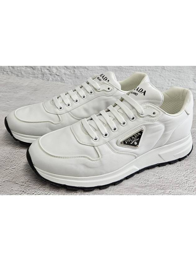 Prax 1 Re-Nylon Low Top Sneakers White - PRADA - BALAAN 5