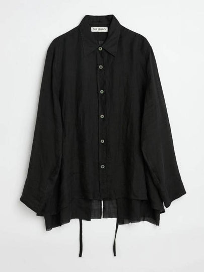 Backless Liner Shirt Black - OUR LEGACY - BALAAN 2