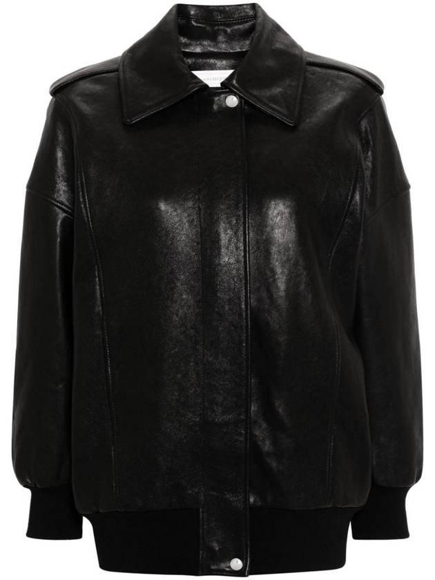 NB26 Women's Leather Jacket - ALEXANDER MCQUEEN - BALAAN 2