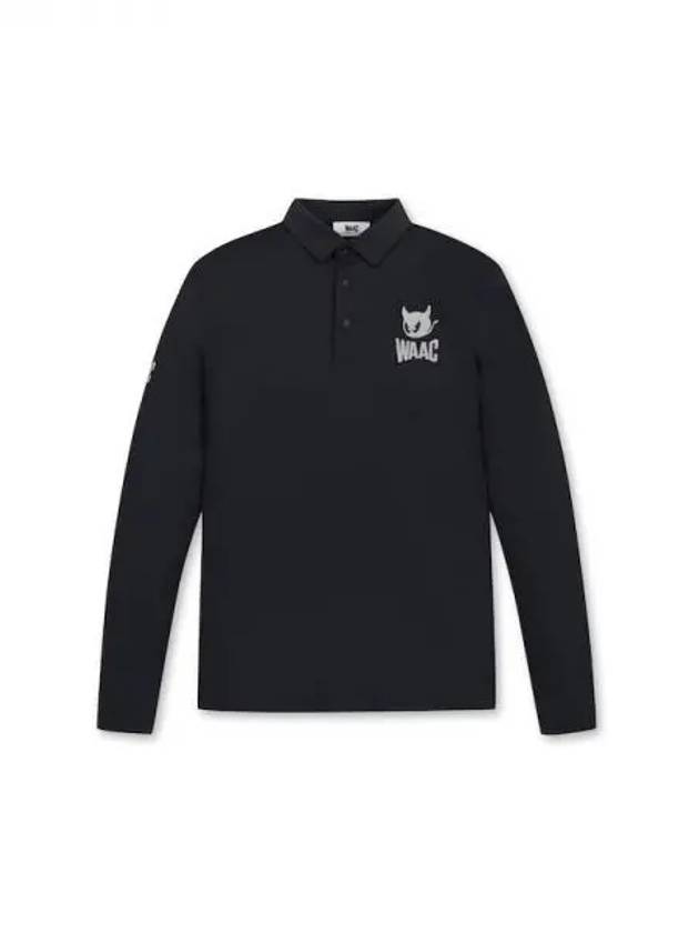 Golf Men s Player Long Sleeve Polo T Shirt WMTBX24902BKX Domestic Product GQ0Z24031428540 - WAAC - BALAAN 1