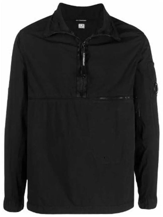 Lens Wappen Half Zip Anorak Black - CP COMPANY - BALAAN 2