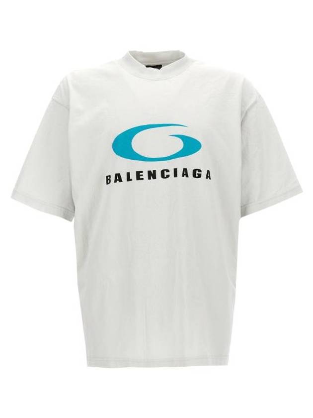 Logo Print Cotton Short Sleeve T-Shirt White - BALENCIAGA - BALAAN 2