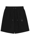 Bold Fox Head Patch Oversized Jog Shorts Black - MAISON KITSUNE - BALAAN 3