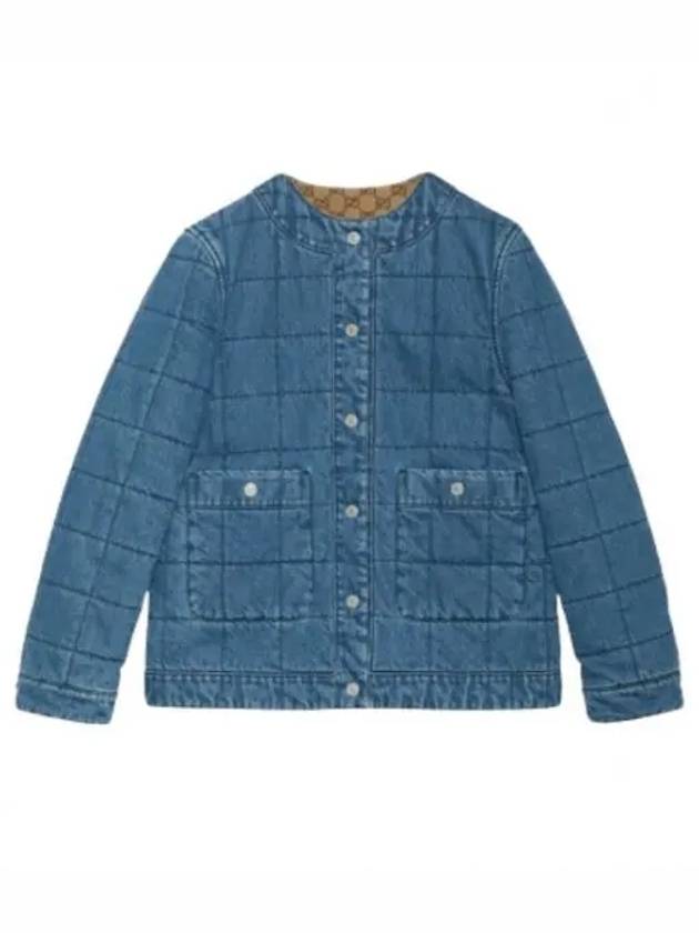 Reversible Denim Jacket Blue - GUCCI - BALAAN 2