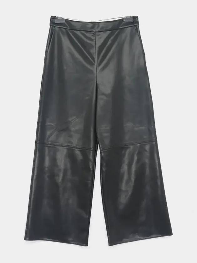 Luciana Straight Crop Pants Black - MAX MARA - BALAAN 4