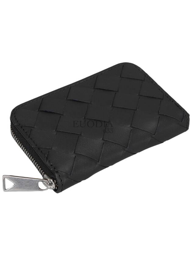 Zipper Coin Purse Black - BOTTEGA VENETA - BALAAN 5