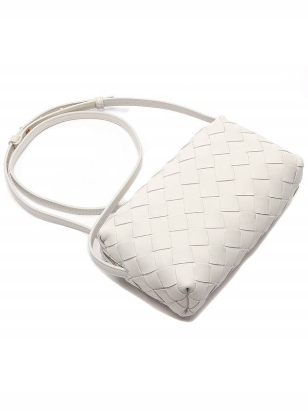 Intrecciato Mini Cross Bag White - BOTTEGA VENETA - BALAAN 6