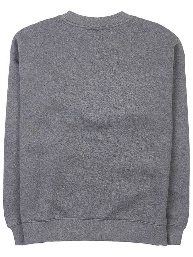 Women's Bold Fox Head Patch Comfort Sweatshirt Medium Grey Melange - MAISON KITSUNE - BALAAN 3