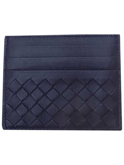 Intrecciato Weaving Card Wallet Navy - BOTTEGA VENETA - BALAAN 2