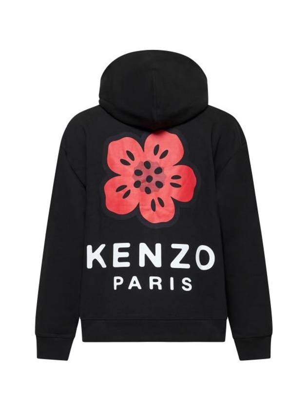 Boke Flower Oversized Hoodie Black - KENZO - BALAAN 3