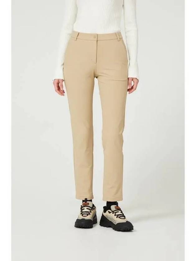 Wiru W Dark Beige Women s Pants - DUVETICA - BALAAN 1