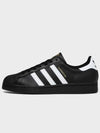 Men's Superstar Low Top Sneakers Core All Black - ADIDAS - BALAAN 3