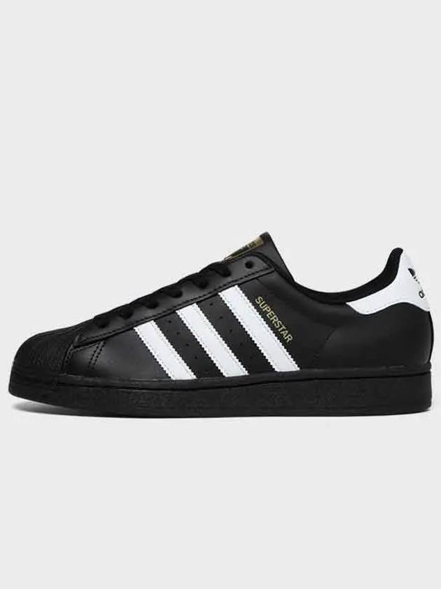 Men's Superstar Low Top Sneakers Core All Black - ADIDAS - BALAAN 4