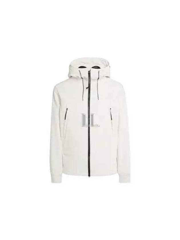 Men's Shell R Drawstring Goggle Hooded Jacket White - CP COMPANY - BALAAN 2