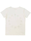 Kids Cubic Logo Embroidery T Shirt TV8E21 Z0434 101 - STELLA MCCARTNEY - BALAAN 3