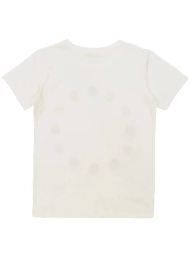 Kids Cubic Logo Embroidery T Shirt TV8E21 Z0434 101 - STELLA MCCARTNEY - BALAAN 3