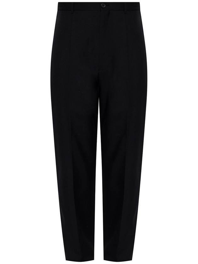 Men's Blend Tailored Straight Pants Black - BALENCIAGA - BALAAN.