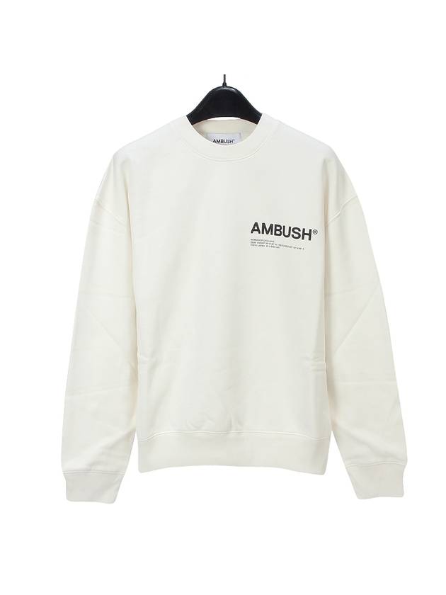 Women's Workshop Sweatshirt White - AMBUSH - BALAAN 1