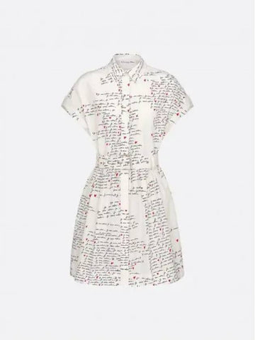 Amour Belt Shirt Dress 441D02B3849 X0893 - DIOR - BALAAN 1