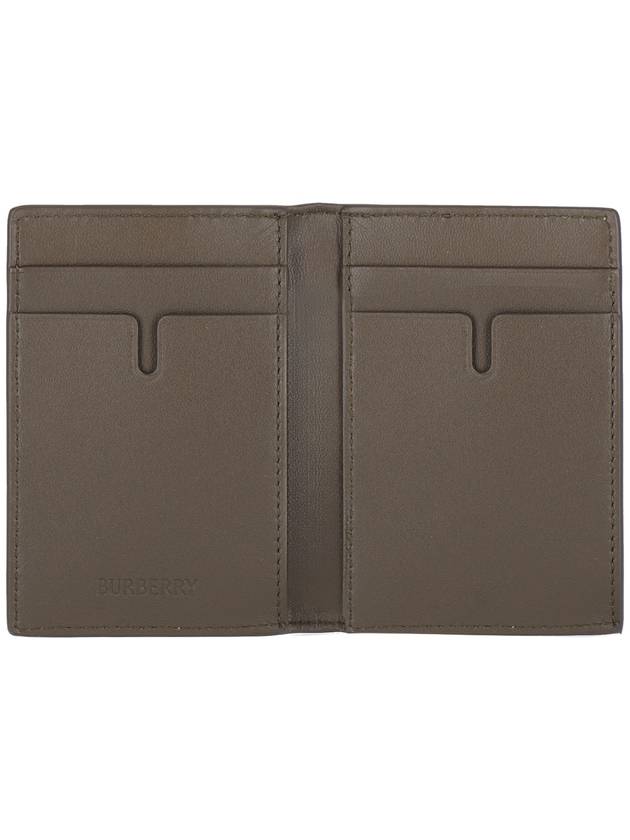 Check Pattern Two-Fold Card Wallet Beige - BURBERRY - BALAAN 3