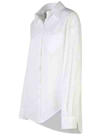 Moschino Jeans White Cotton Shirt - MOSCHINO - BALAAN 2