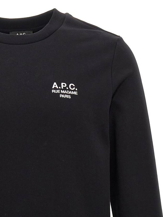 Standard Rue Madame Sweatshirt Black - A.P.C. - BALAAN 4