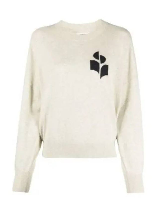 Marisans Logo Knit Top Light Grey - ISABEL MARANT - BALAAN 2