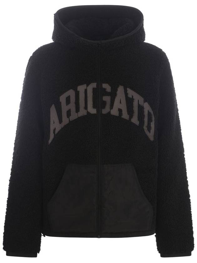 Chief Fleece Hooded Jacket Black - AXEL ARIGATO - BALAAN 2