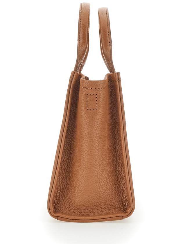 Small Leather Tote Bag Brown - MARC JACOBS - BALAAN 7