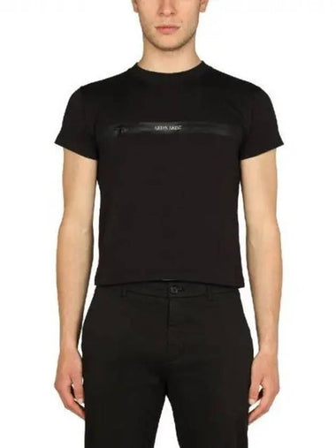 Aries SHRUNKEN zipper detail t shirt 271618 - ARIES - BALAAN 1