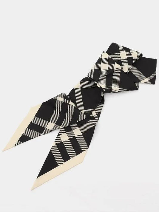 Nova Check Silk Scarf 8094701 - BURBERRY - BALAAN 2