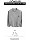 Back Logo Print Crew Neck Sweatshirt Grey - WOOYOUNGMI - BALAAN 3