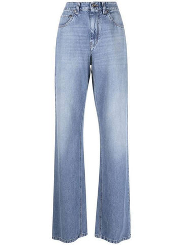 Women's Wash Jeans Blue - BRUNELLO CUCINELLI - BALAAN.