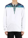 Men's Wings Regular Sweatshirt White - MARCELO BURLON - BALAAN 2