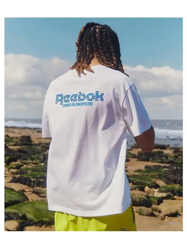 Small logo pattern t shirt white - REEBOK - BALAAN 1