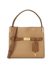 Lee Radziwill Small Double Tote Bag Brown - TORY BURCH - BALAAN 1