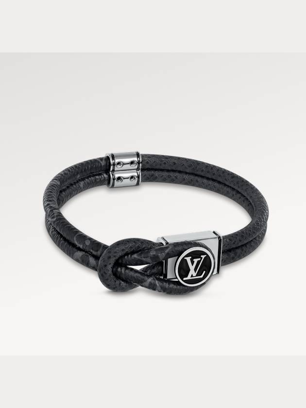 Loop It Monogram Bracelet Black - LOUIS VUITTON - BALAAN 2