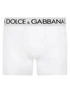 Logo Band Boxer Briefs White - DOLCE&GABBANA - BALAAN.