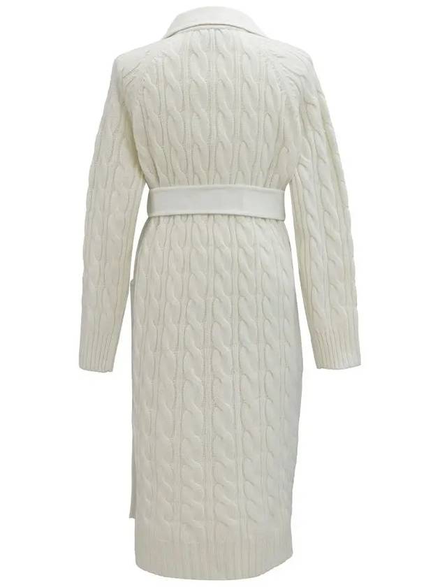 Hello Cashmere and Wool Waterproof Coat White - MAX MARA - BALAAN 4