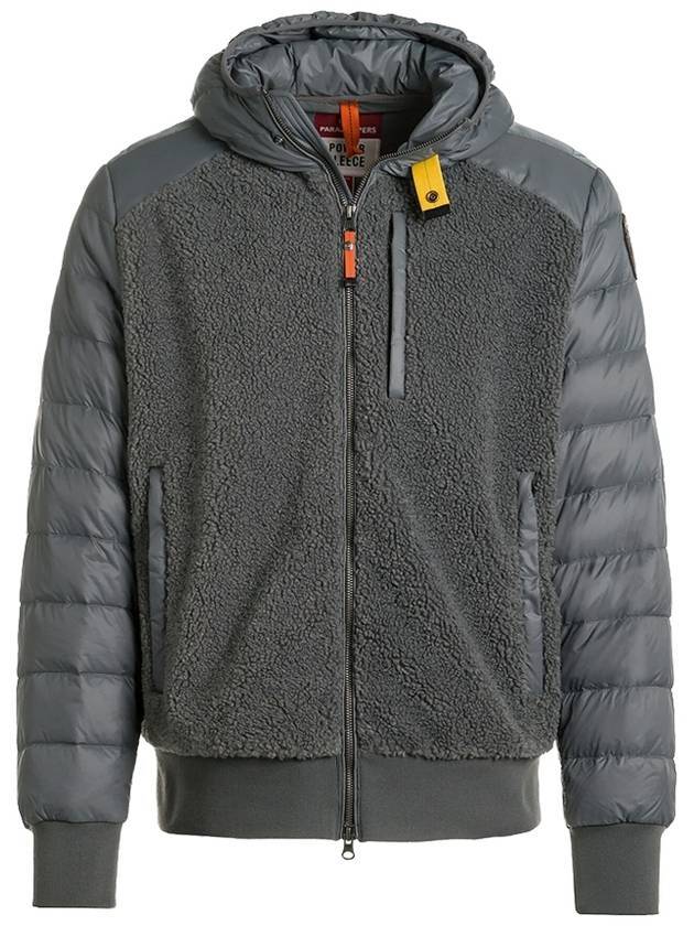 Men's Rhino Fleece Hooded Jacket Magnet - PARAJUMPERS - BALAAN 1