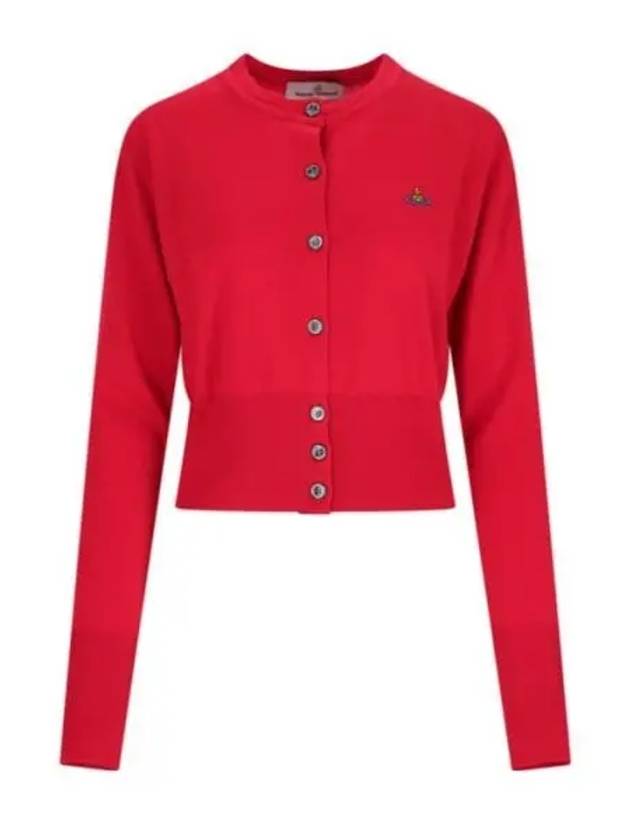 Bea Cropped Cardigan Red - VIVIENNE WESTWOOD - BALAAN 2