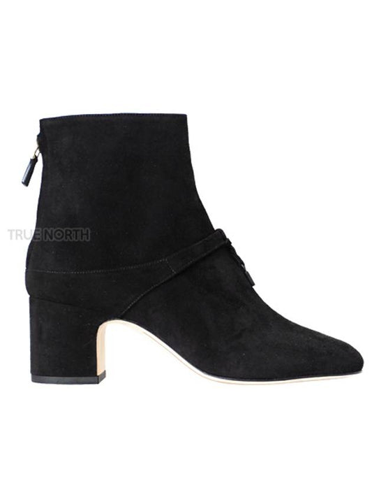 Women's Maxi Maxi Charm Suede Walker Boots Black - LORO PIANA - BALAAN.