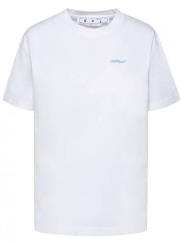 Gradient Arrow Short Sleeve T-Shirt White - OFF WHITE - BALAAN.