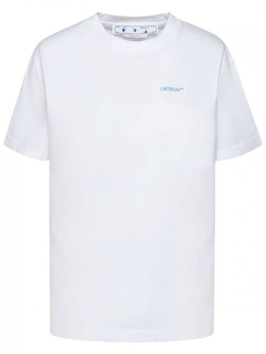Gradient Arrow Short Sleeve T-Shirt White - OFF WHITE - BALAAN.