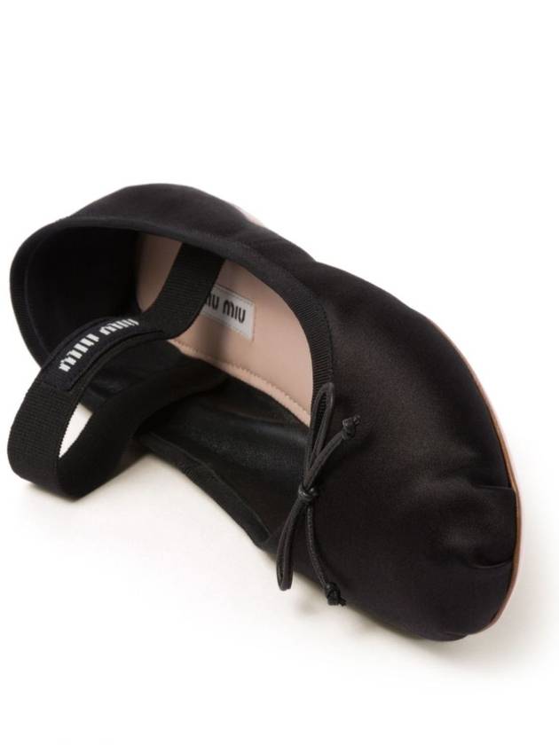 Satin Ballerinas Black - MIU MIU - BALAAN 5