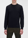 Men's Lens Wappen Diagonal Sweatshirt Black - CP COMPANY - BALAAN 5