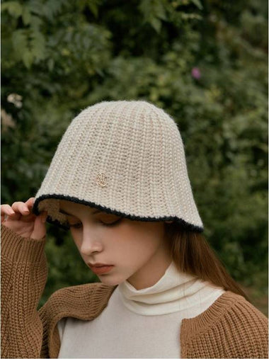 ANC RAPHIA KNIT BUCKET HAT_IVORY - ANOETIC - BALAAN 1