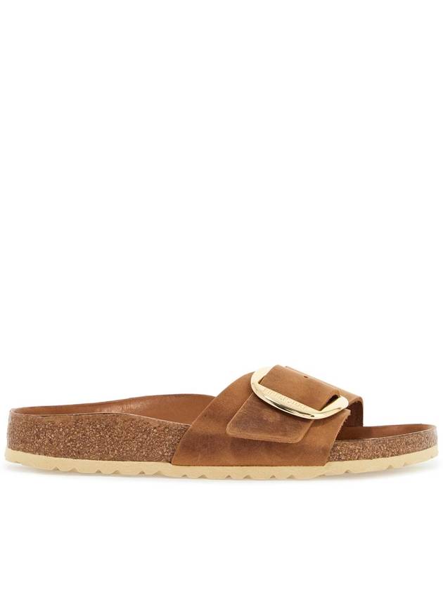 Madrid Big Buckle Slippers Cognac - BIRKENSTOCK - BALAAN 2